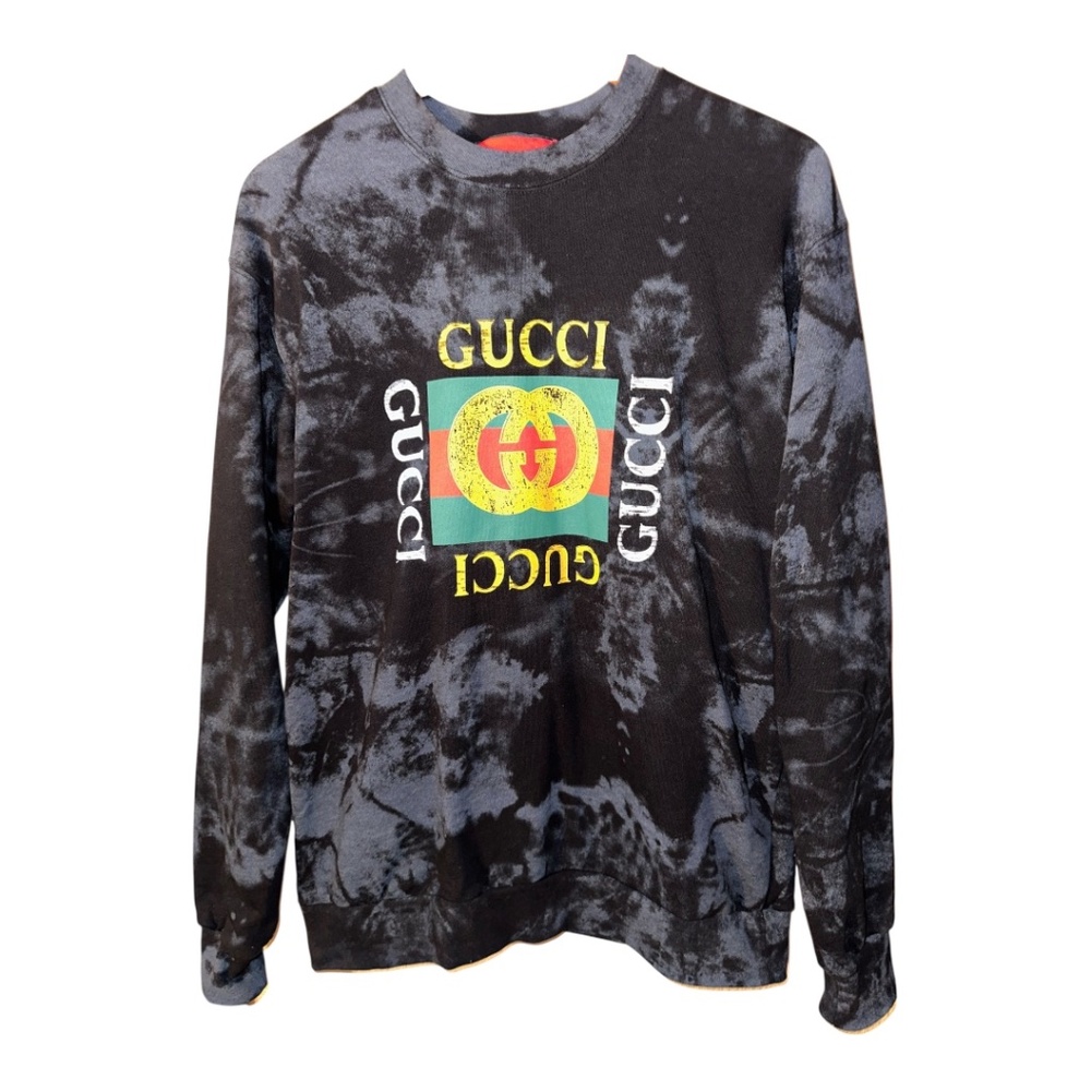 GUCCI Loved Studded Embroidered Sweatshirt M - Picture 2 of 15